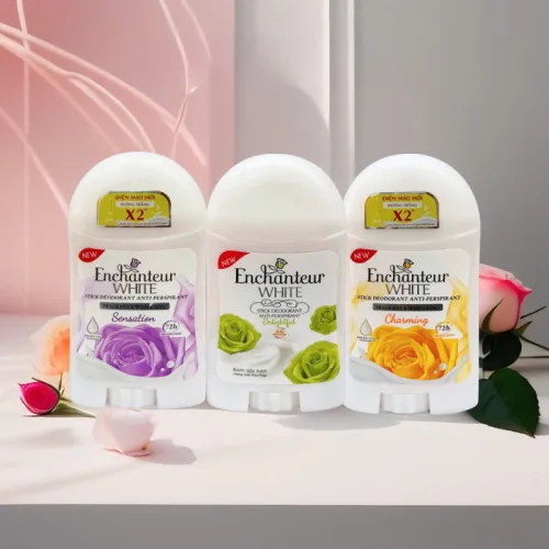 Sáp Khử Mùi Enchanteur White Sesation 40g - Sáp Khử Mùi Hương Nước Hoa Pháp