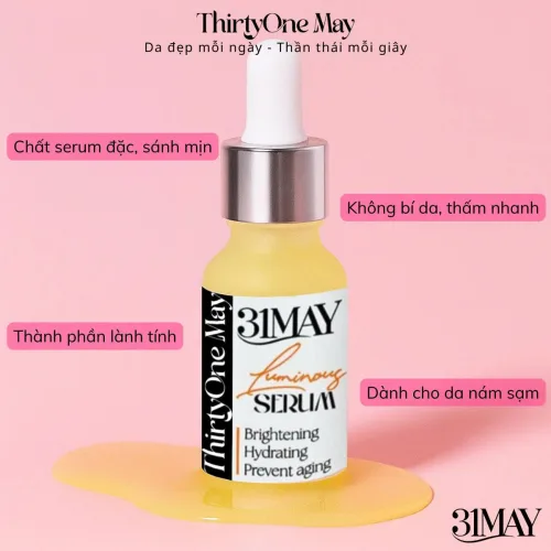 Serum Dưỡng Sáng Da Đều Màu 31May Luminous 15ml - Tinh Chất Dưỡng Thirty One May