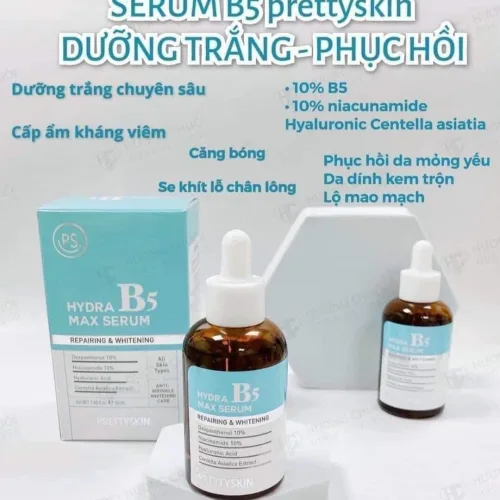 Serum B5 Phục Hồi Da PrettySkin  cấp nước  dưỡng ẩm  phục hồi da vô cùng hiệu quả