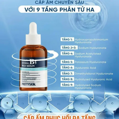 Serum B5 Prettyskin Multi Hydra Max Serum Cho Da Dầu Mụn 50ml