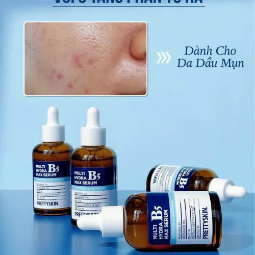 Serum B5 Prettyskin Multi Hydra Max Serum Cho Da Dầu Mụn 50ml
