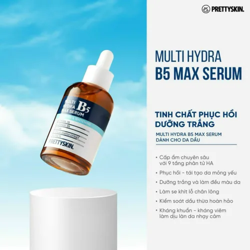 Serum B5 Prettyskin Multi Hydra Max Serum Cho Da Dầu Mụn 50ml