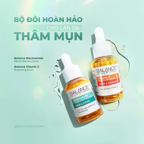 Serum Balance Active Formula Niacinamide 15% 30ml Giúp Trắng Da Mờ Thâm