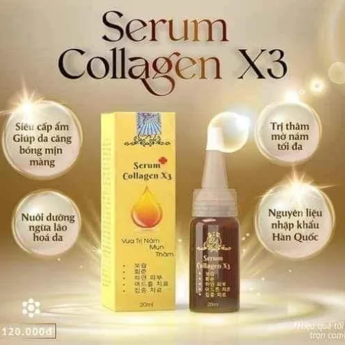Serum Căng Bóng Da Collagen X3 Mỹ Phẩm Đông Anh