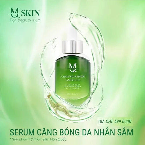 Serum căng bóng da nhân sâm MQ Skin chính hãng