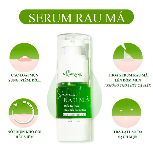 Serum Chấm Mụn Rau Má N Collagen