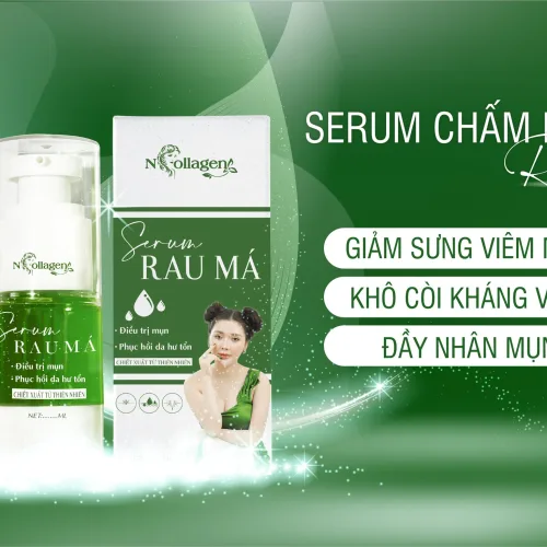 Serum Chấm Mụn Rau Má N Collagen