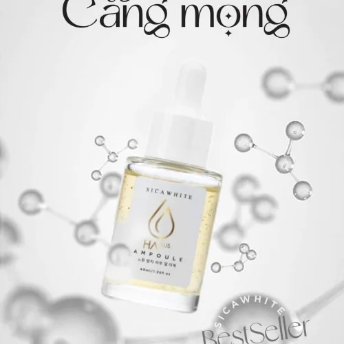 Serum HA Ampoule White cứu tinh cho các nàng trị mụn