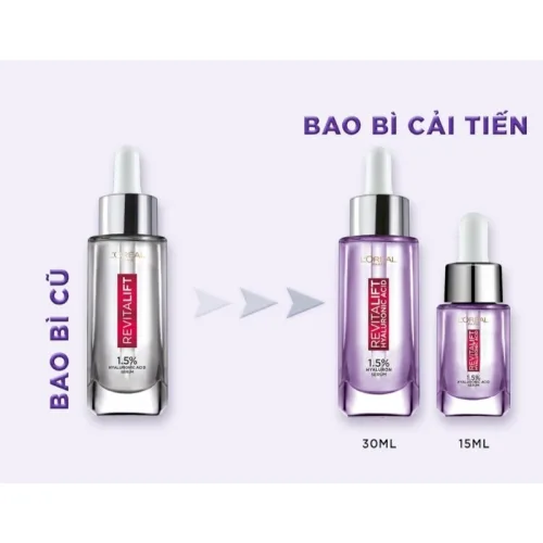 Serum Loreal Paris Revitalift Hyaluronic Acid 1.5% Hyaluron Cấp Ẩm Sáng Da 30ml
