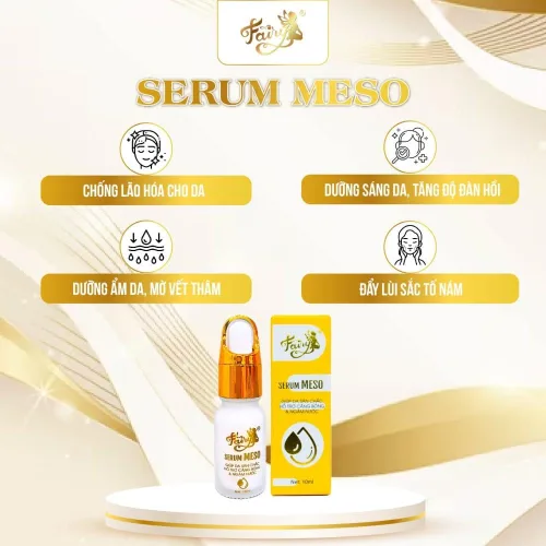 Serum Meso Fairy Hỗ Trợ Dưỡng Trắng Da Căng Bóng 10ml