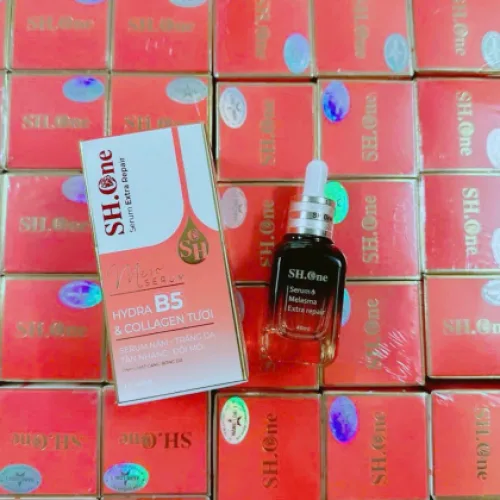 Serum Meso SH One Màu Đỏ Hydra B5 Collagen Tươi Hỗ Trợ Da Nám