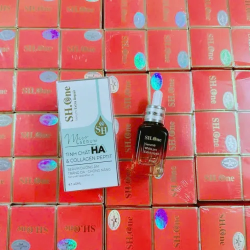 Serum Meso SH One Màu Xanh Tinh Chất HA Collagen Peptit Hỗ Trợ Dưỡng Trắng Da