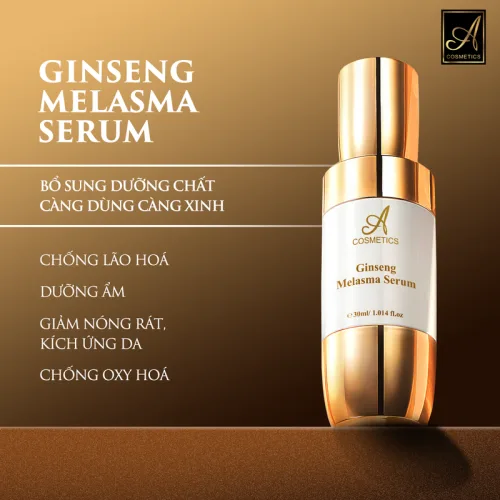Serum Nám Nhân Sâm 30ml A Cosmetics Ginseng Melasma Serum Mỹ Phẩm Phương Anh - Phiên Bản Mới
