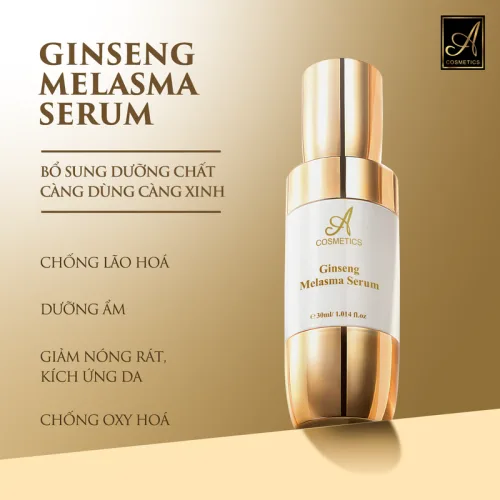 Serum Nám Nhân Sâm 30ml A Cosmetics Ginseng Melasma Serum Mỹ Phẩm Phương Anh - Phiên Bản Mới