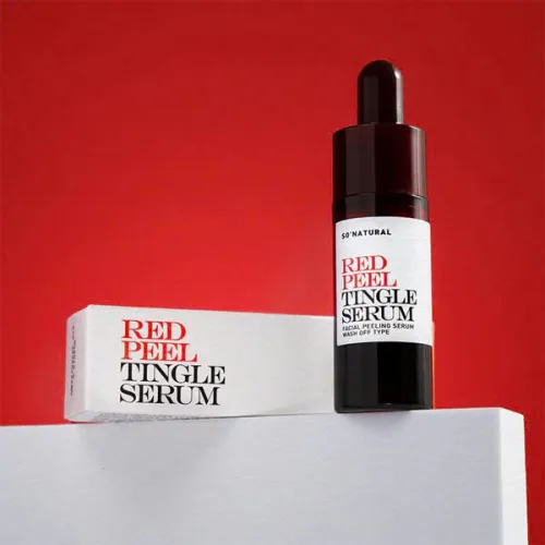 Serum Peel Da So Natural Red Peel Tingle Hàn Quốc Mini 11ml