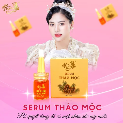 Serum thảo mộc Fairy mini 7ml với tinh chất phục hồi các tế bào da sâu từ bên trong