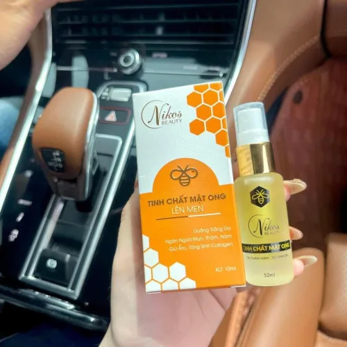 Serum Tinh Chất Mật Ong Lên Men Nikos Beauty Phiên Bản Mới cho bạn làn da căng bóng