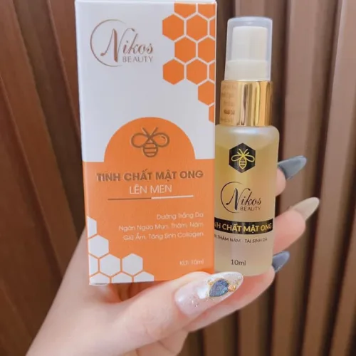 Serum Tinh Chất Mật Ong Lên Men Nikos Beauty Phiên Bản Mới ngừa thâm nám tái sinh da