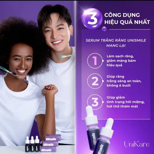 Serum Trắng Răng Unismile Unikare 10ml