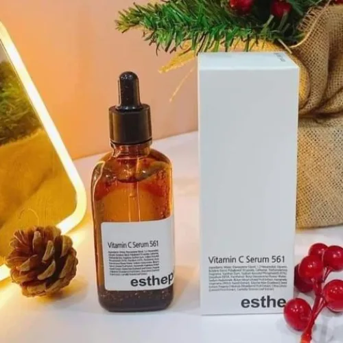 Serum Vitamin C Serum 561 Esthepro Hỗ Trợ Dưỡng Trắng Da 100ml Thật sự chai này nên có trong tủ Mỹ phẩm của mấy nàng nha