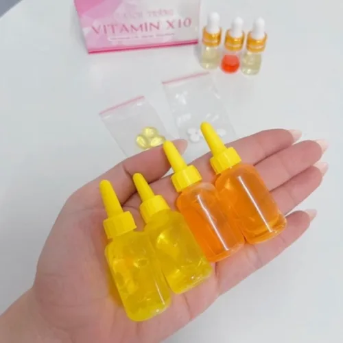 Set 1 Bộ 17 Sản Phẩm Kích Trắng Da Vitamin x10 Myo