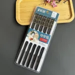 Set 10 Đôi Đũa 3 Sọc Chống Trơn Trượt 24cm