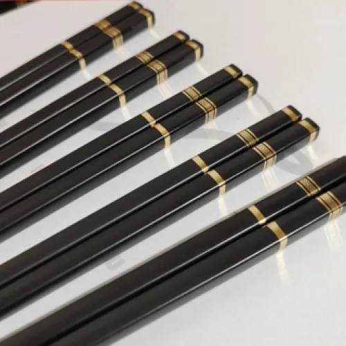 Set 10 Đôi Đũa 3 Sọc Chống Trơn Trượt 24cm