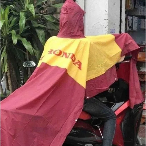 Set 2 Áo Mưa Honda Vải Polyester Chống Thấm Nước