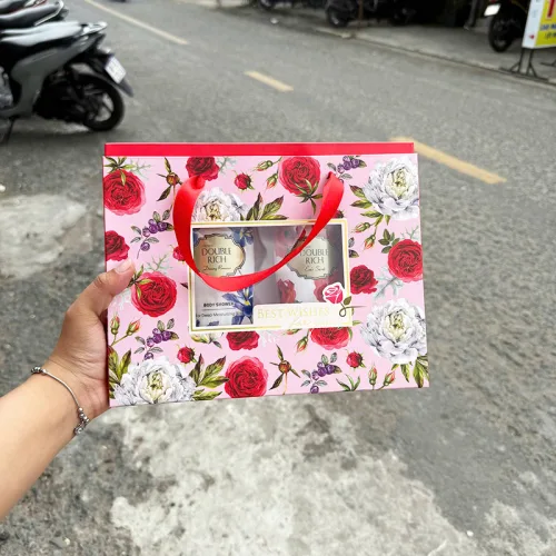 Set 2 Chai Sữa Tắm Double Rich Hương Hoa Iris & Hương Hoa Hồng 200g