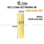 Set 2 Chai Xịt Thơm Phòng 4K Plus Khử Mùi
