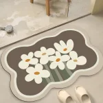 Set 2 Thảm Gợn Sóng - Bộ Thảm Lót Bếp Phòng Ngủ Nhà Tắm Cao Cấp 40×60cm & 40×120cm