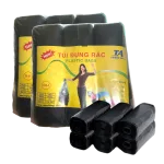 Set 2 Túi Nilong Đựng Rác 6 Cuộn Size Trung 55x65cm