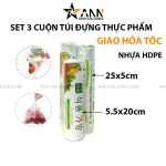 Set 3 Cuộn Túi Đựng Thực Phẩm
