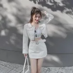Sét 4 món jean trắng