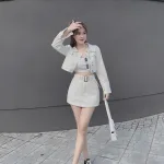 Sét 4 món jean trắng