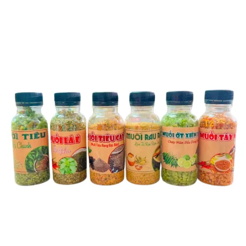Set 6 Hũ Muối Lục Vị - Hủ Muối Thơm Ngon Hũ/100g