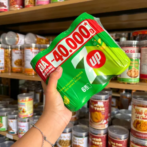 Set 6 Lon Nước Ngọt 7Up Lon (320ml/Lon)