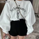 Sét áo bí thêu quần kaki