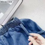 Sét áo jean cổ yếm short