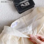 Sét áo lệch vai kết hoa nhún rút thân + chân váy