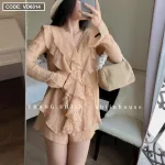 Sét áo nâu bèo + short