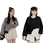 Set áo tay dài phối áo sơ mi sát nách