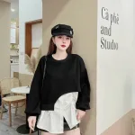 Set áo tay dài phối áo sơ mi sát nách