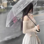 Sét áo trễ vai dệt mịn nơ dây hoa + chân váy maxi dài