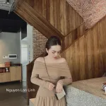 Sét bẹt vai nude đen