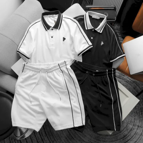 Set Bộ Nam Quần Short Áo Tay Ngắn thuê logo