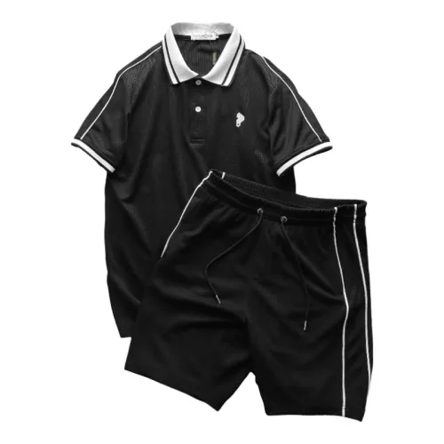 Set Bộ Nam Quần Short Áo Tay Ngắn thuê logo