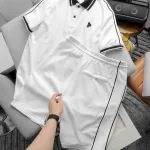 Set Bộ Nam Quần Short Áo Tay Ngắn thuê logo