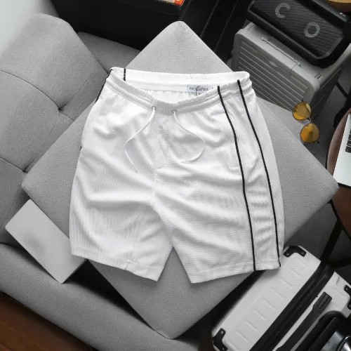 Set Bộ Nam - Quần Short Nam Phối Sọc 2 Bên Và Áo Thun Nam Cổ Tròn Phối Sọc Thêu Chữ Packhorse Trước Ngực (Size Từ M Đến XXL)