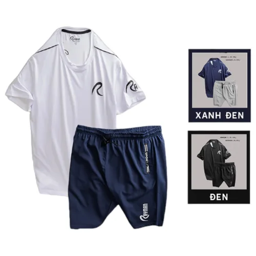 Set Bộ Nam Rayman Áo Thun Thể Thao - Quần Short Vải Dù